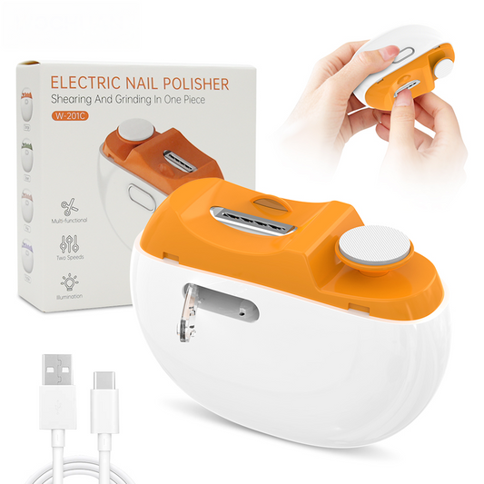 ✨ Unghieră Electrică 2-în-1 – Taie și pilește unghiile fără efort!