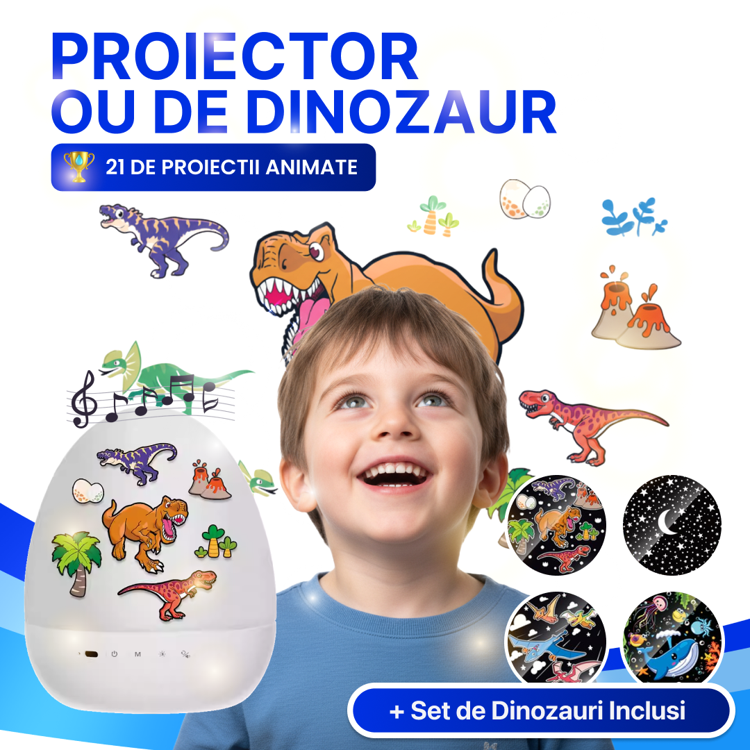 Proiector Ou de Dinozaur - Univers Magic