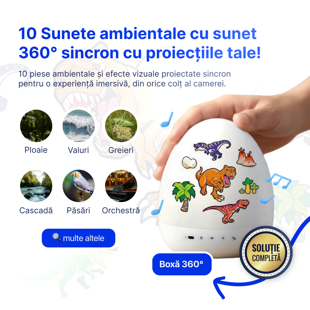 Proiector Ou de Dinozaur - Univers Magic