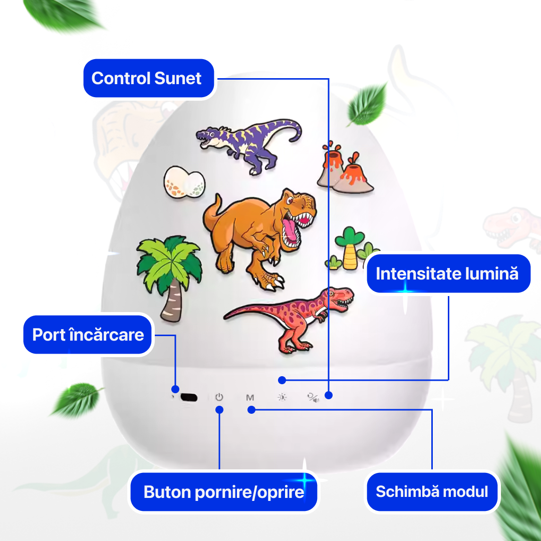 Proiector Ou de Dinozaur - Univers Magic