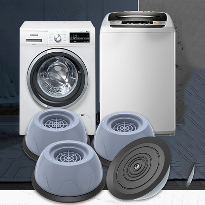 Set 4 Amortizoare din Cauciuc – Antiderapante și Antivibrație pentru Mașină de Spălat, Mobilă, Frigider