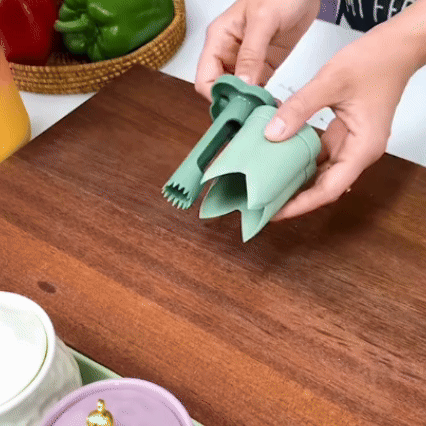 🫑 Instrument 2-în-1 pentru Curățat Fructe & Legume – Rapid și Fără Efort