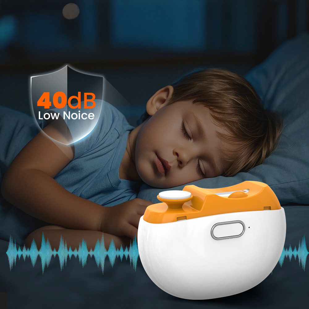 ✨ Unghieră Electrică 2-în-1 – Taie și pilește unghiile fără efort!