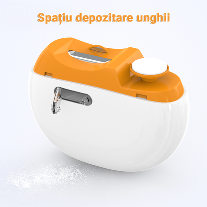 ✨ Unghieră Electrică 2-în-1 – Taie și pilește unghiile fără efort!