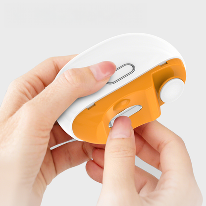 ✨ Unghieră Electrică 2-în-1 – Taie și pilește unghiile fără efort!