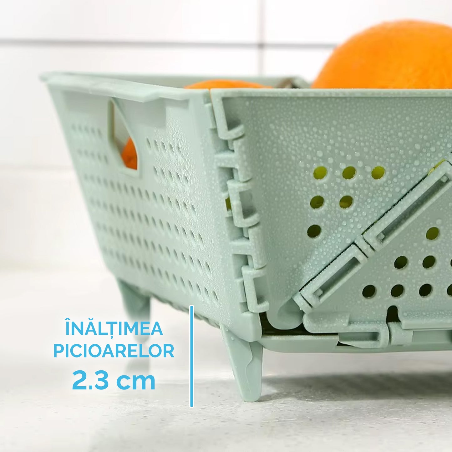 COȘ PLIABIL PENTRU DEPOZITARE BUCĂTĂRIE – SET 3x