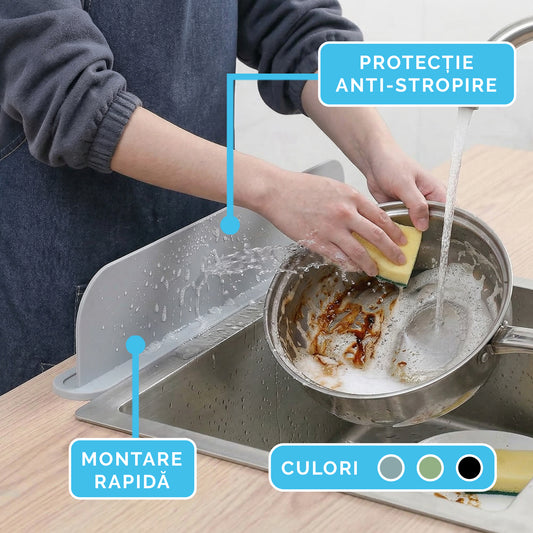 Protecție Silicon Anti-Stropire pentru Chiuvetă